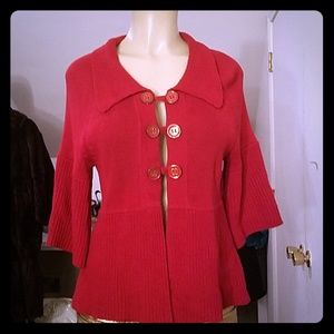 WILLI SMITH RED SWEATER